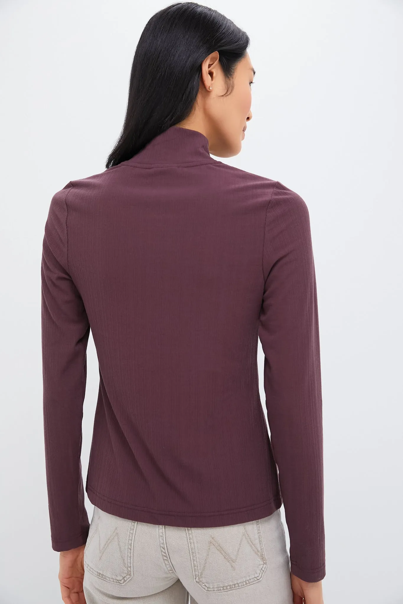 Huckleberry Astrid Fitted Longsleeve Turtleneck Tee