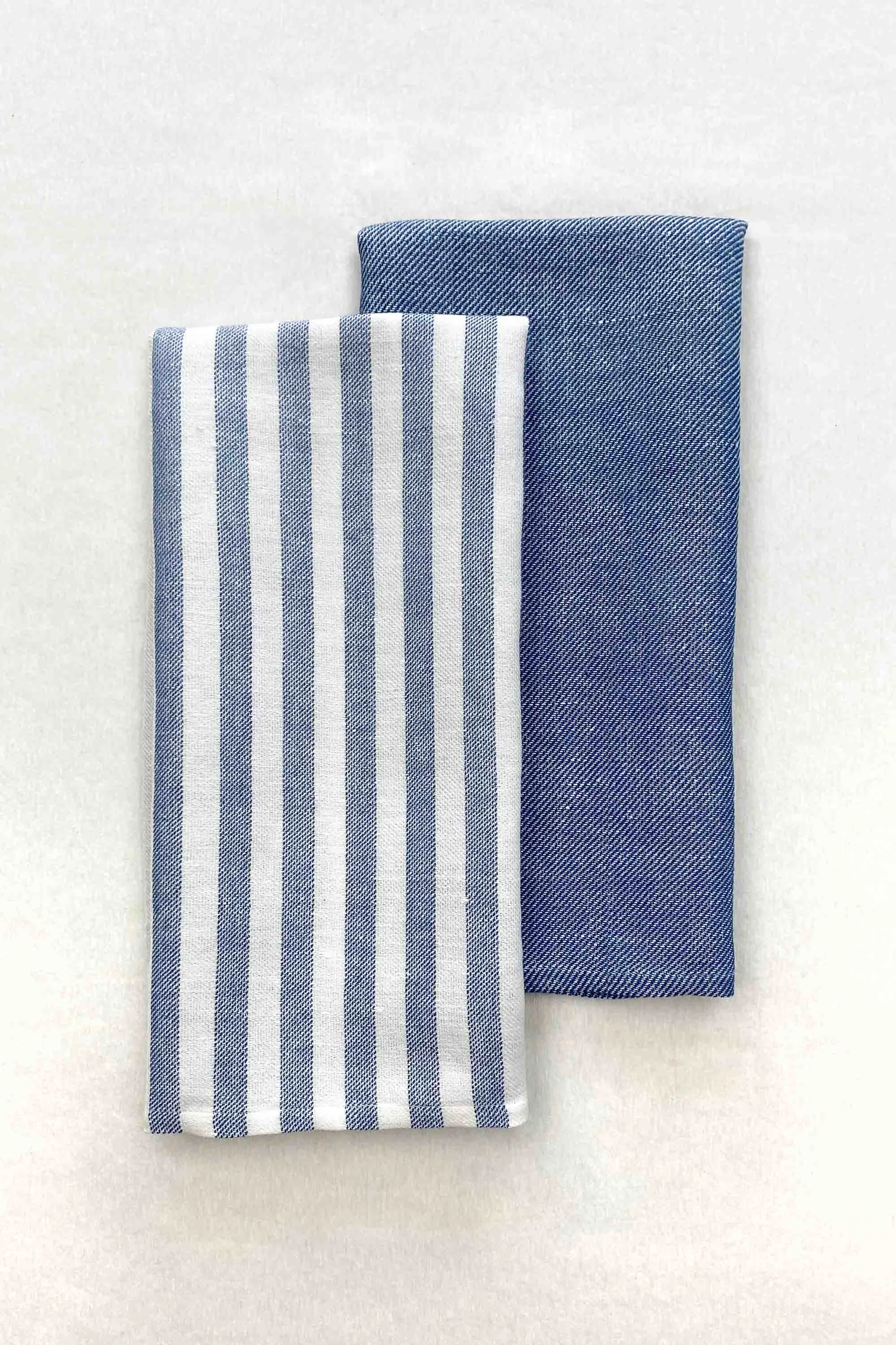 Indigo Organic Cotton/Linen Tea Towels