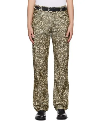 Isabel marant Brown & Tan Vaughan Trousers