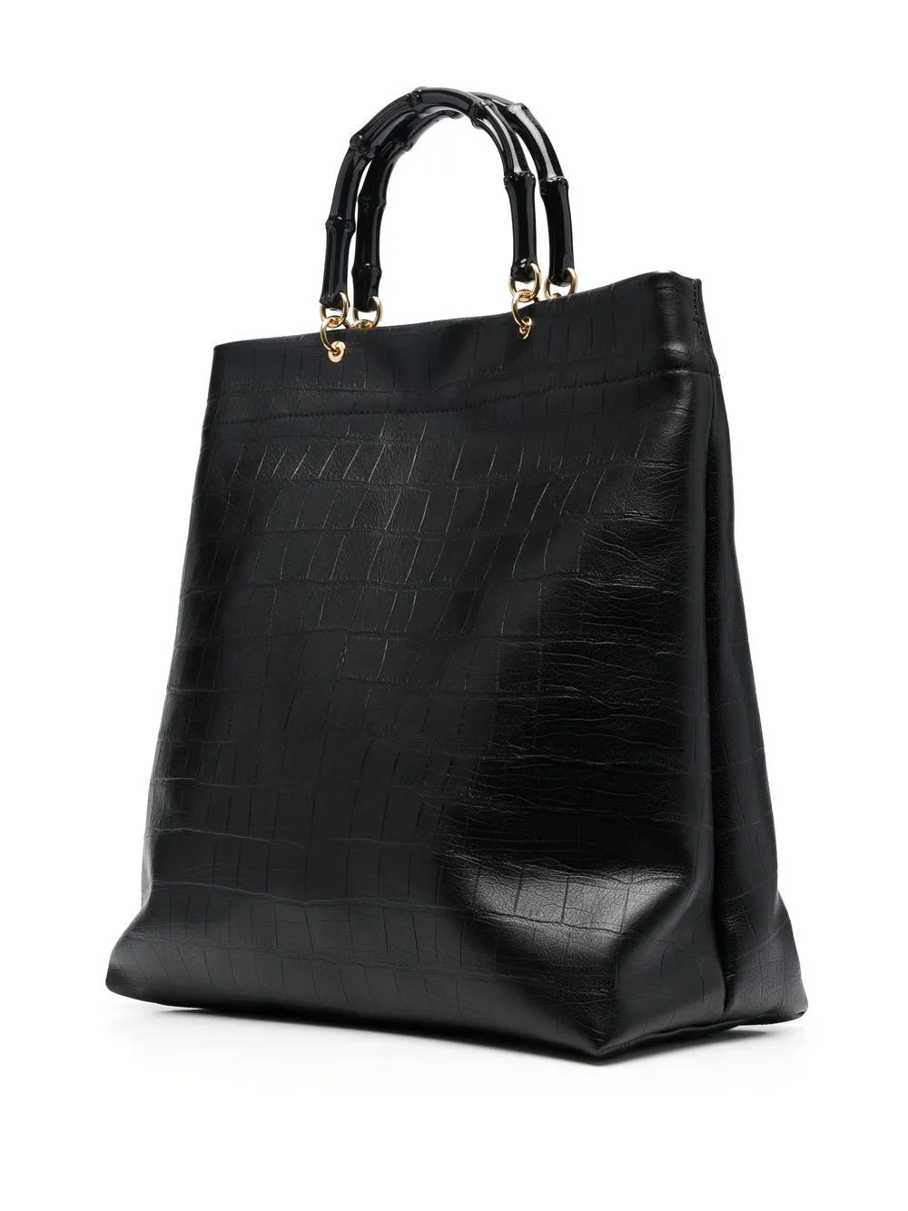 JIL SANDER Sleek Black Leather Tote for Women - SS24