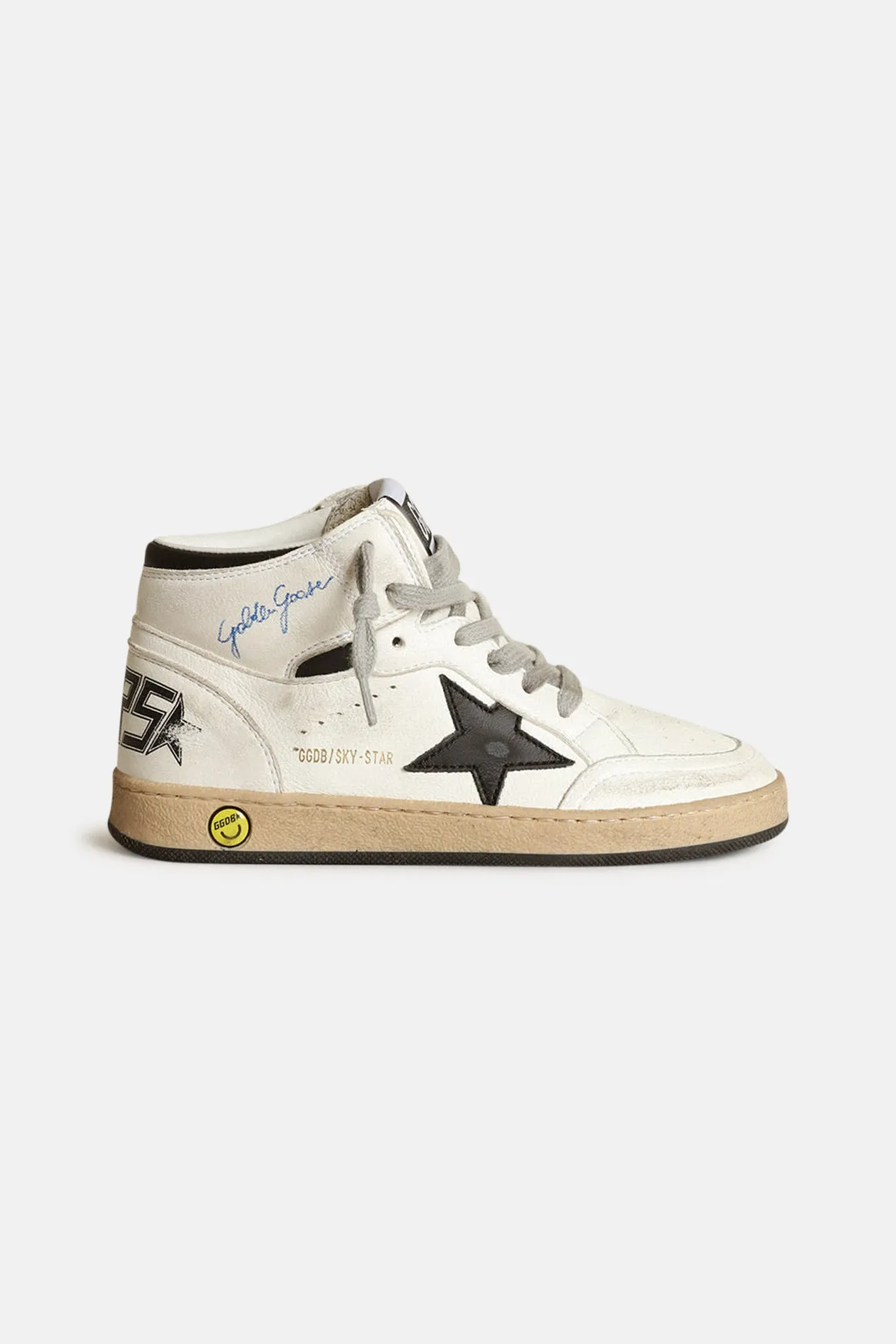 Kid's Sky Star Sneakers White/Black Star