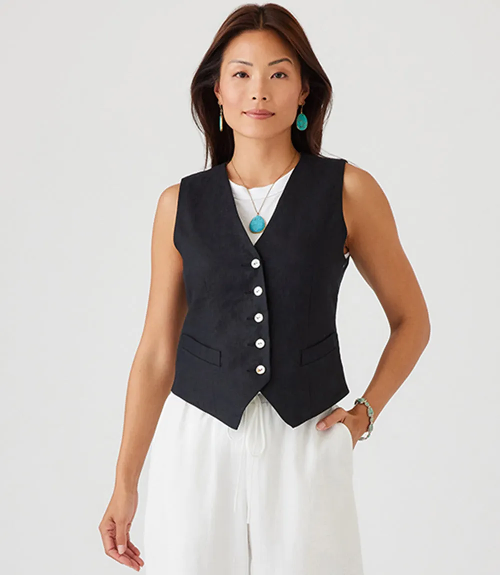 Linen Vest