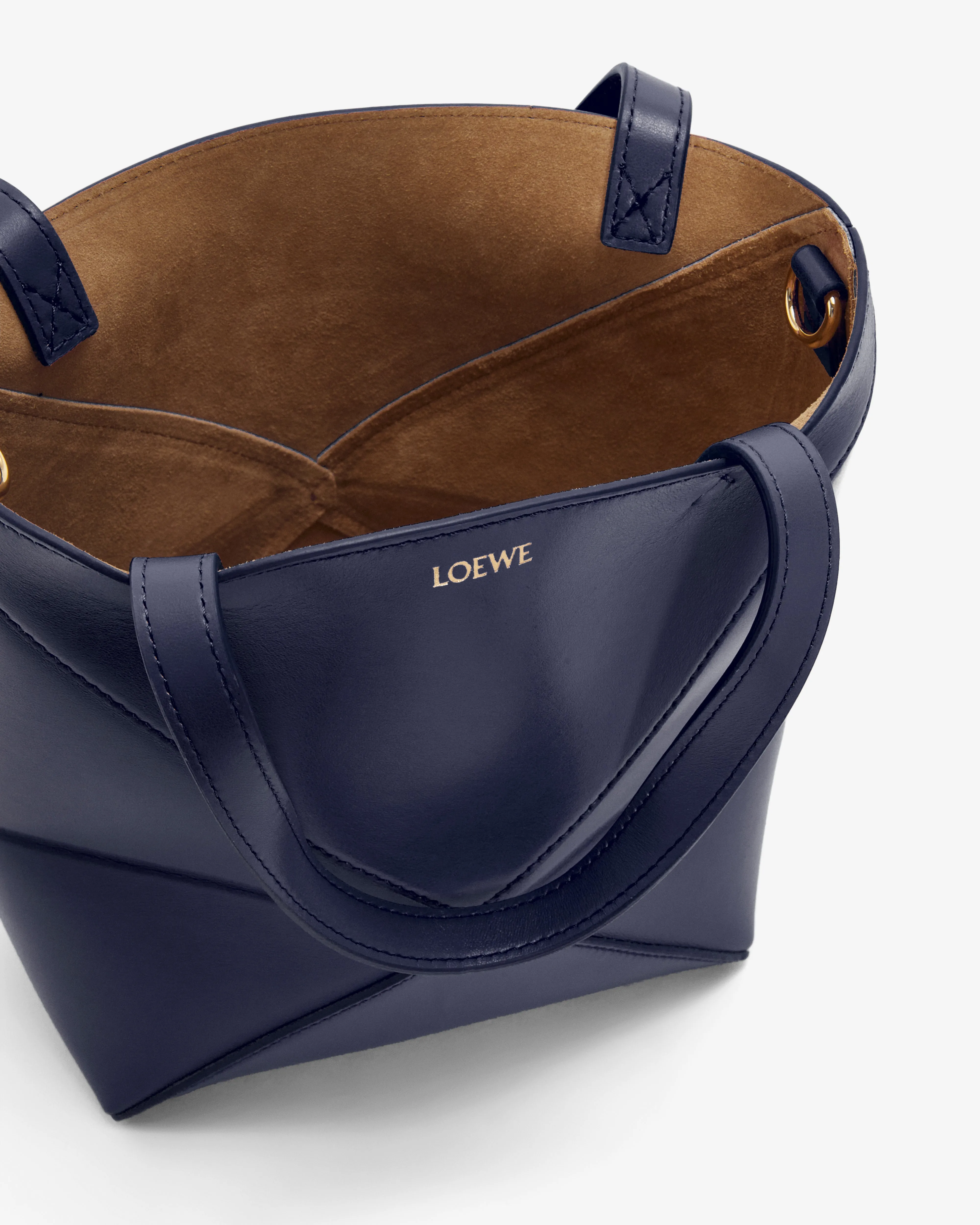 Loewe Women's Puzzle Fold Tote Medium  Abyss Blue