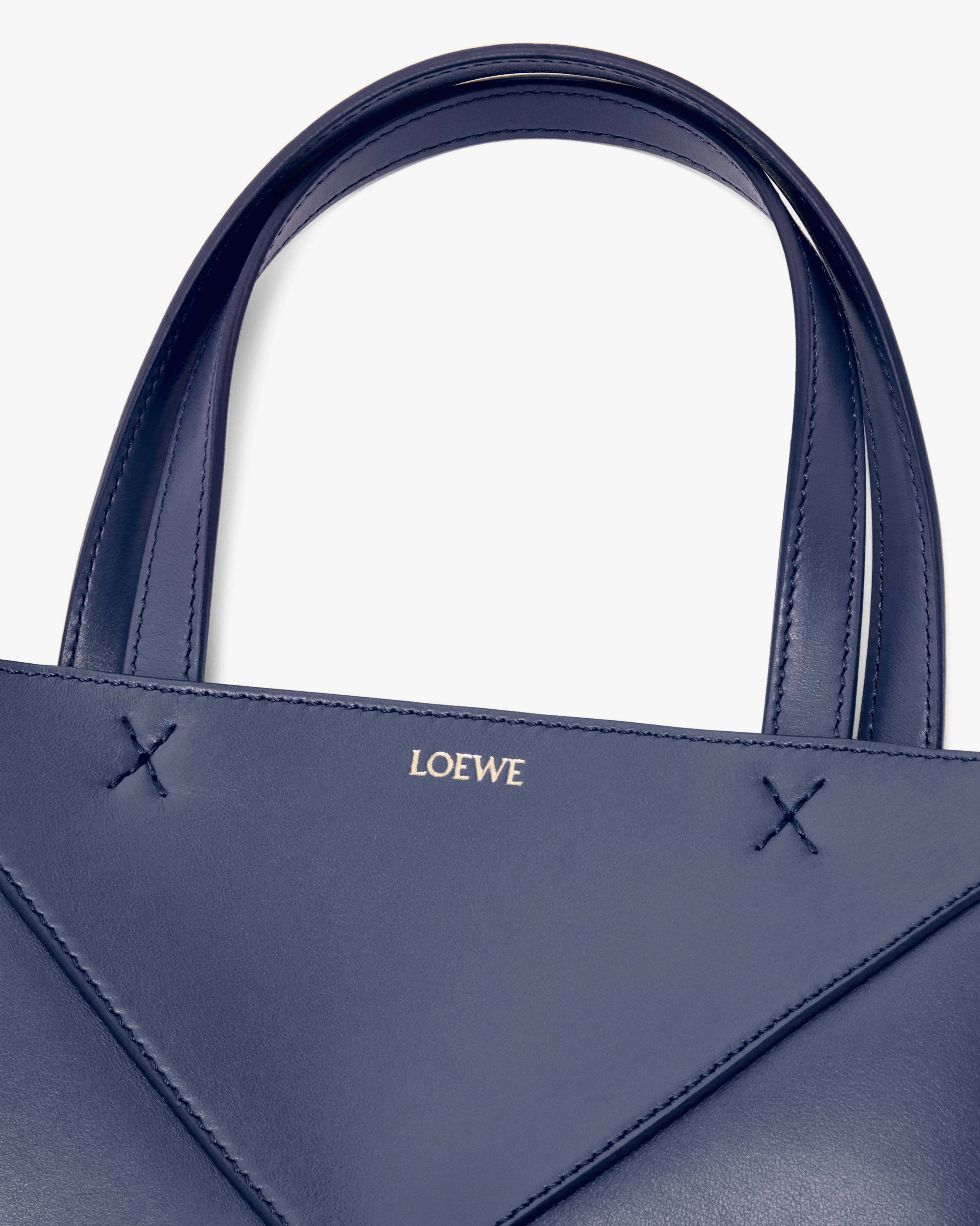 Loewe Women's Puzzle Fold Tote Medium  Abyss Blue