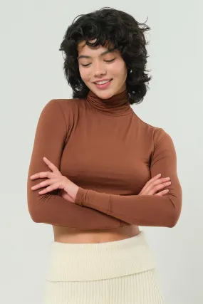 Long Sleeve Turtleneck Top