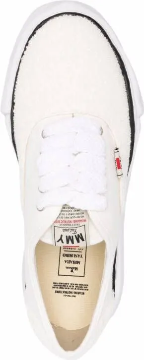 Maison MIHARA YASUHIRO raw-cut low-top sneakers White