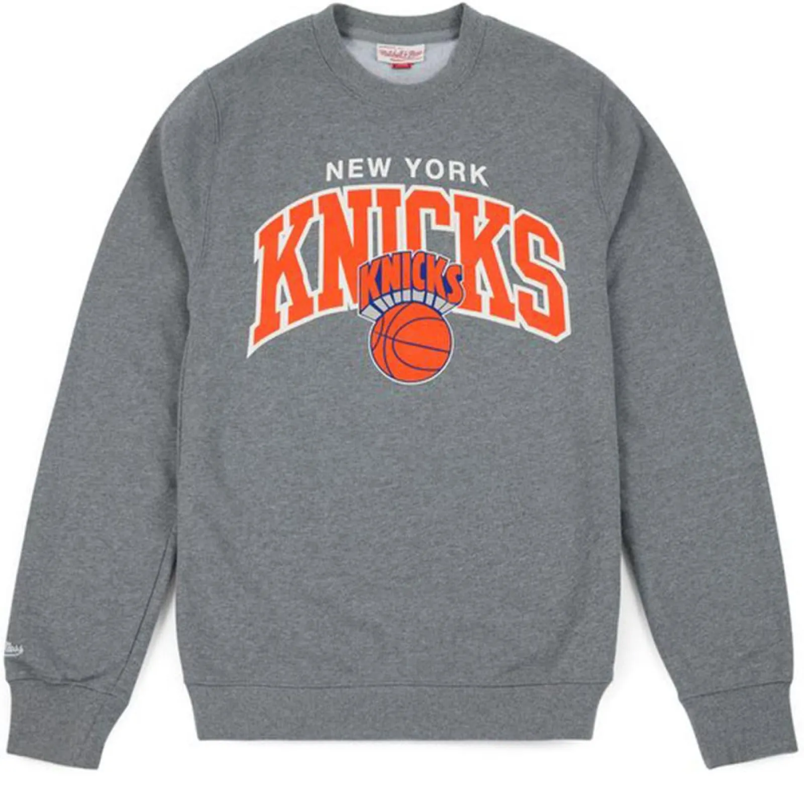 M&N Team Arch Crew New York Knicks Pullover ''Grey''