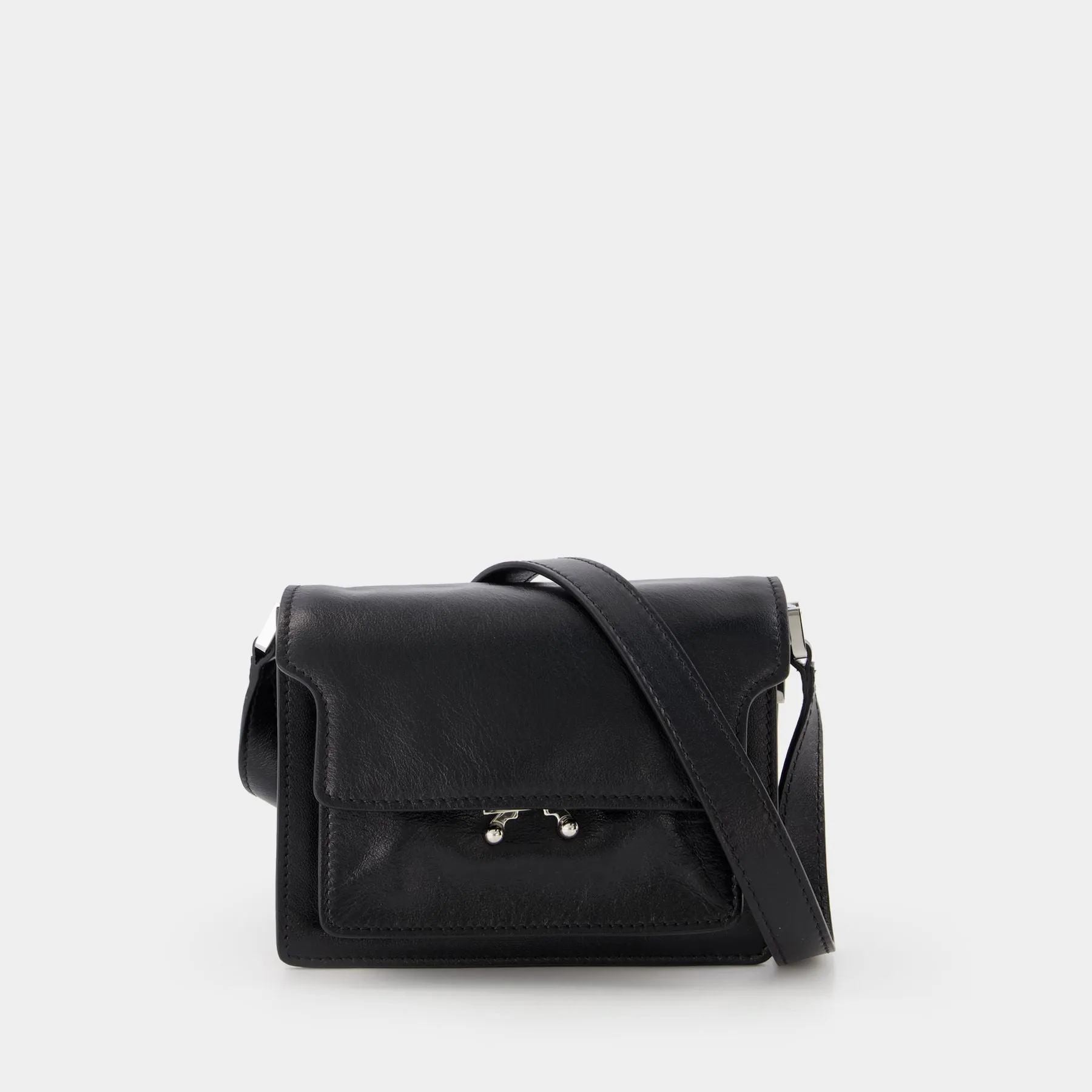 Marni  Trunk Soft Mini Crossbody - Marni - Black - Leather