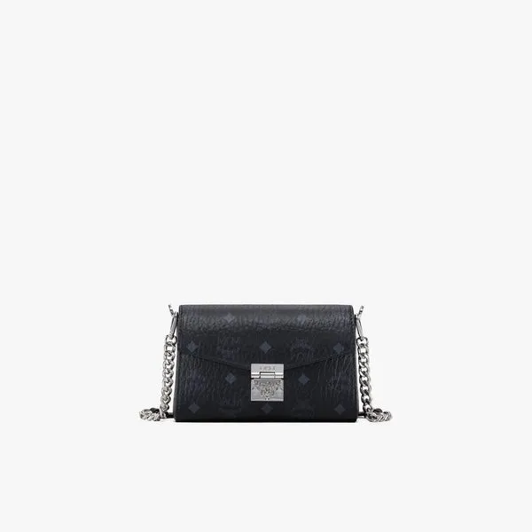 MCM Millie Crossbody in Visetos Black