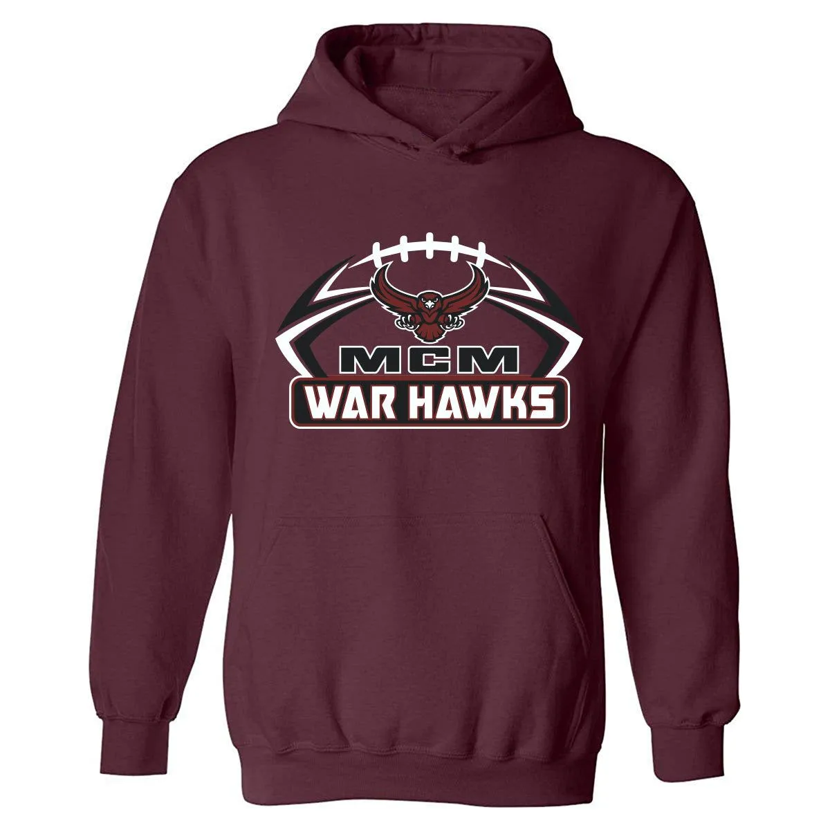 McMurry University War Hawks - Football Hoodie