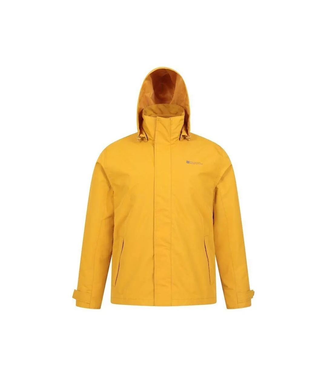 Mens fell 3 in 1 water resistant jacket yellow Mountain Warehouse