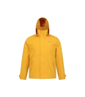 Mens fell 3 in 1 water resistant jacket yellow Mountain Warehouse