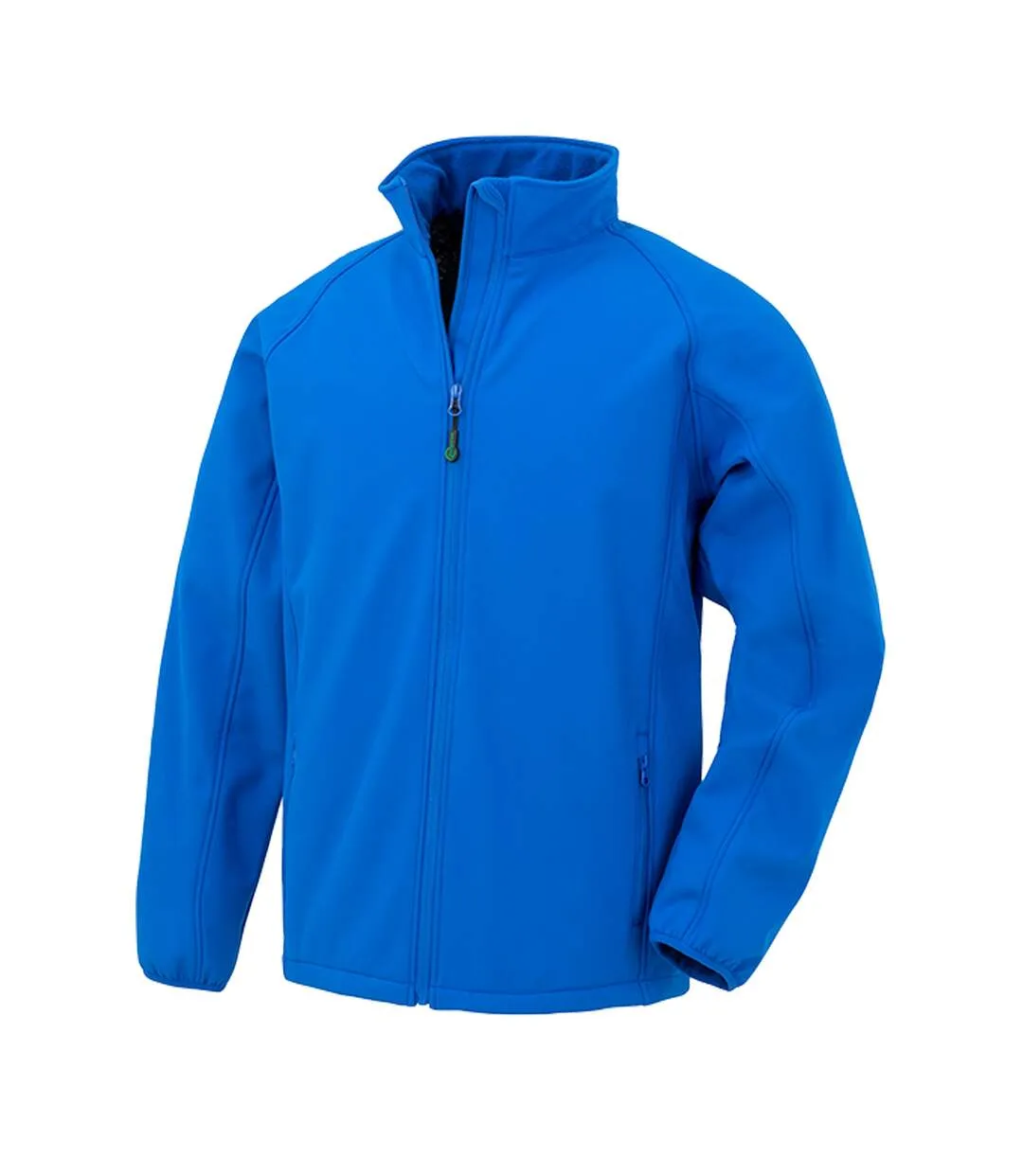 Mens printable soft shell jacket royal blue Result Genuine Recycled