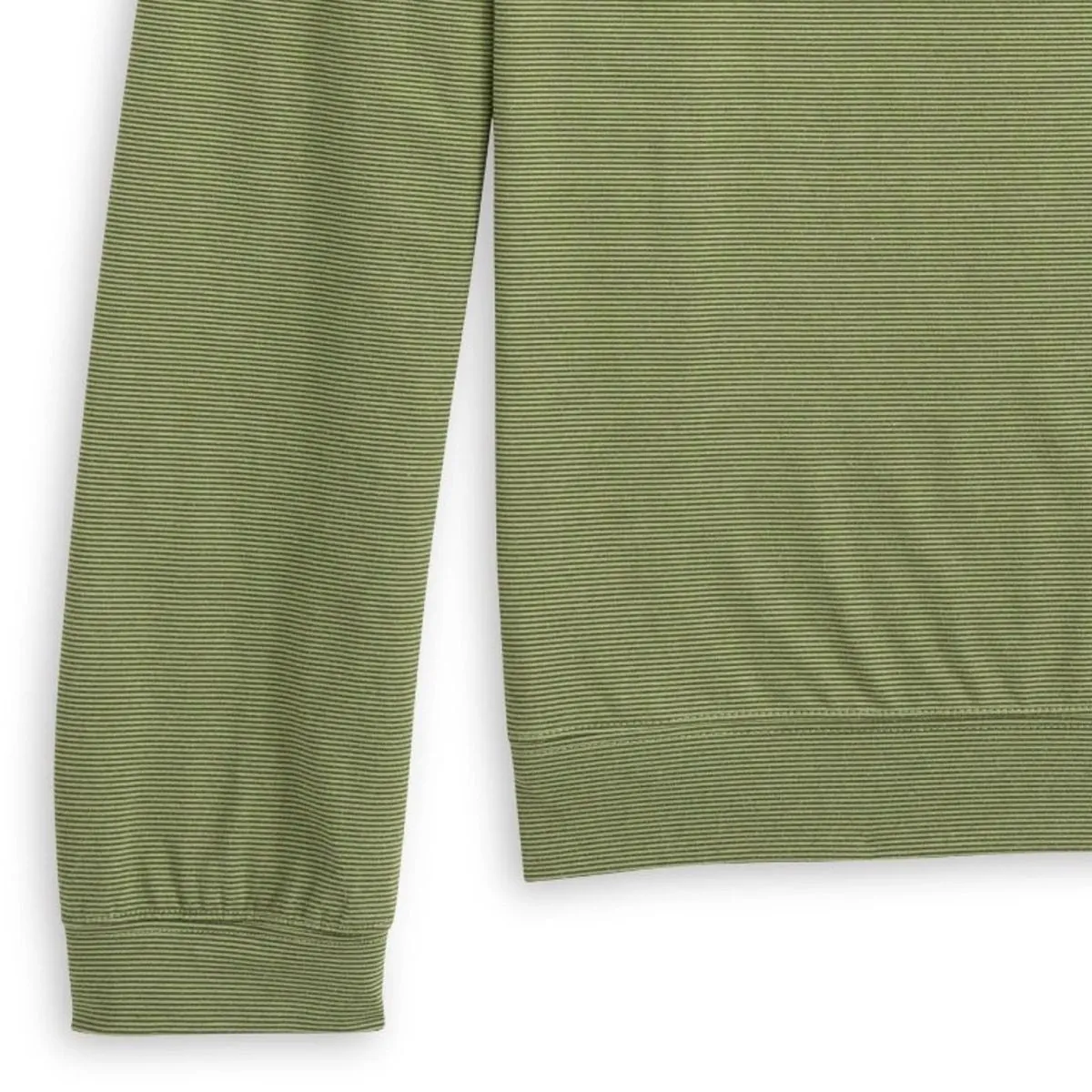 Microstripe Performance 1/4 Zip Pullover in Sage by Scott Barber