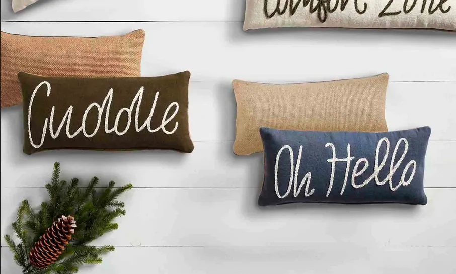 Mudpie Cuddle or Oh Hello Dhurrie Cotton Throw Pillows