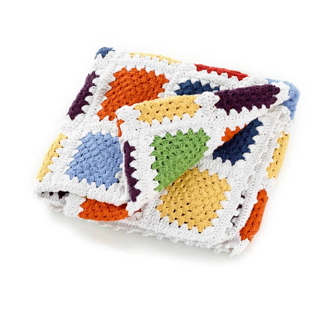 Multi Color Knit Baby Blanket