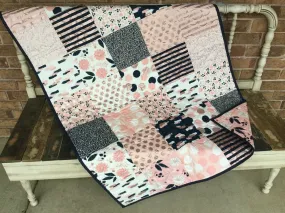 My Mind's Eye Blush Baby Quilt