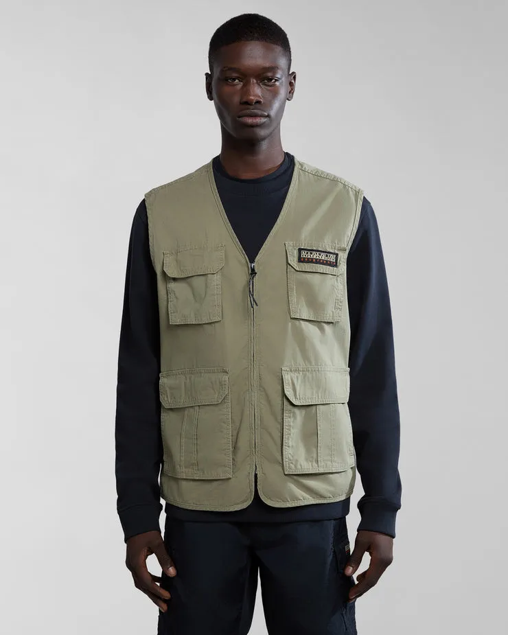 Napapijri Colden Vest - Green Lichen