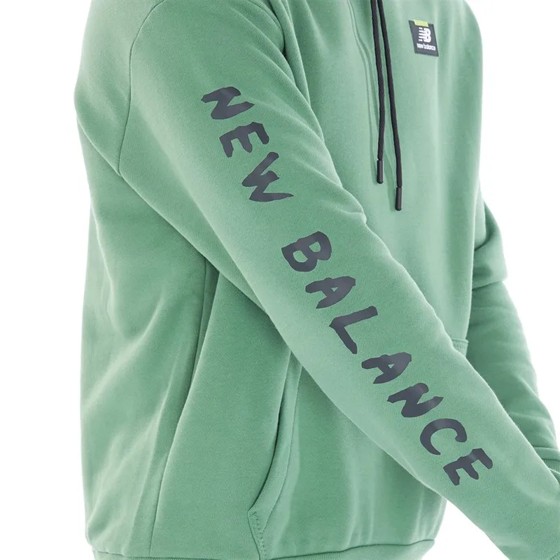 New Balance Mens All Terrain Hoodie Jade