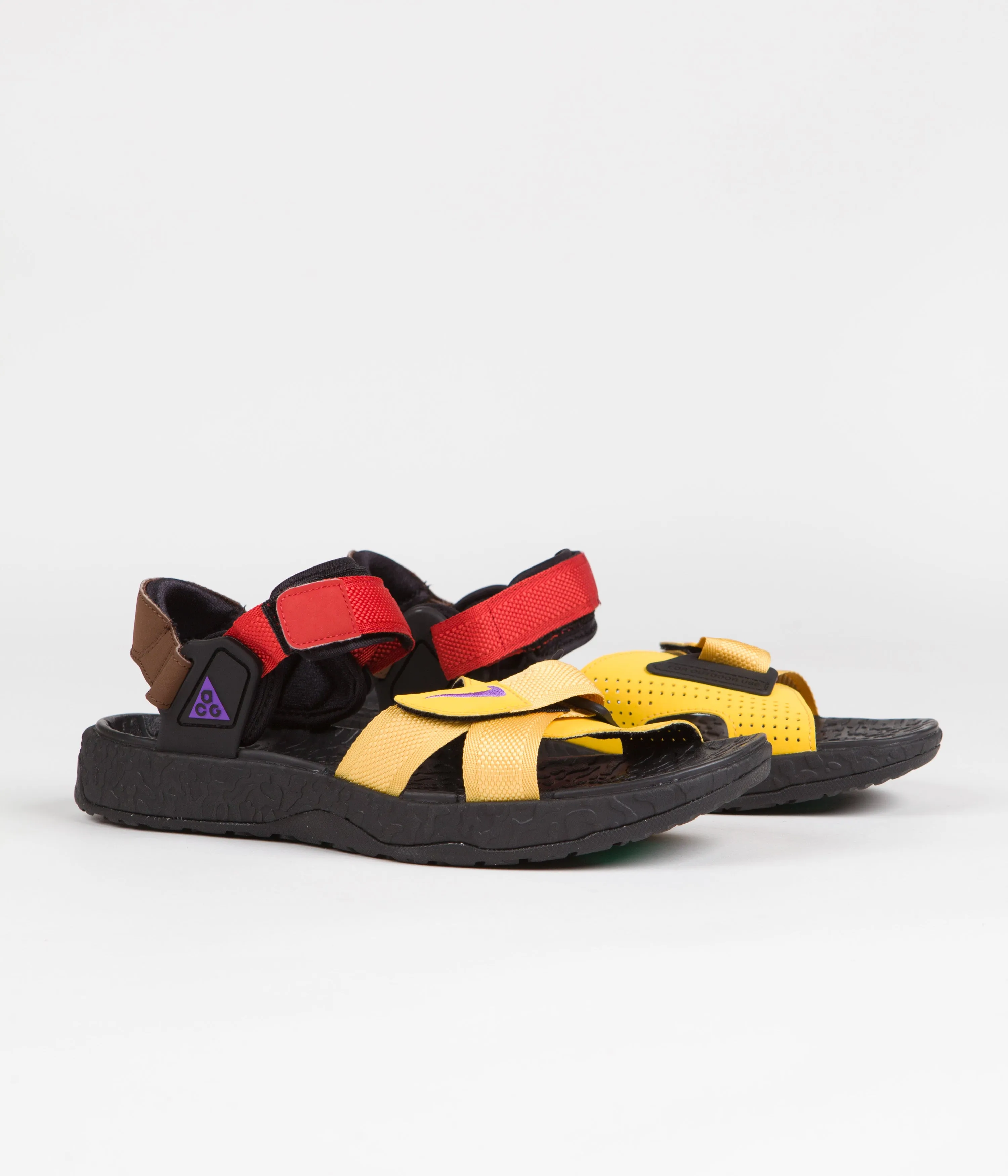 Nike ACG Air Deschutz+ Sandals - Solar Flare / Action Grape - Cinnabar