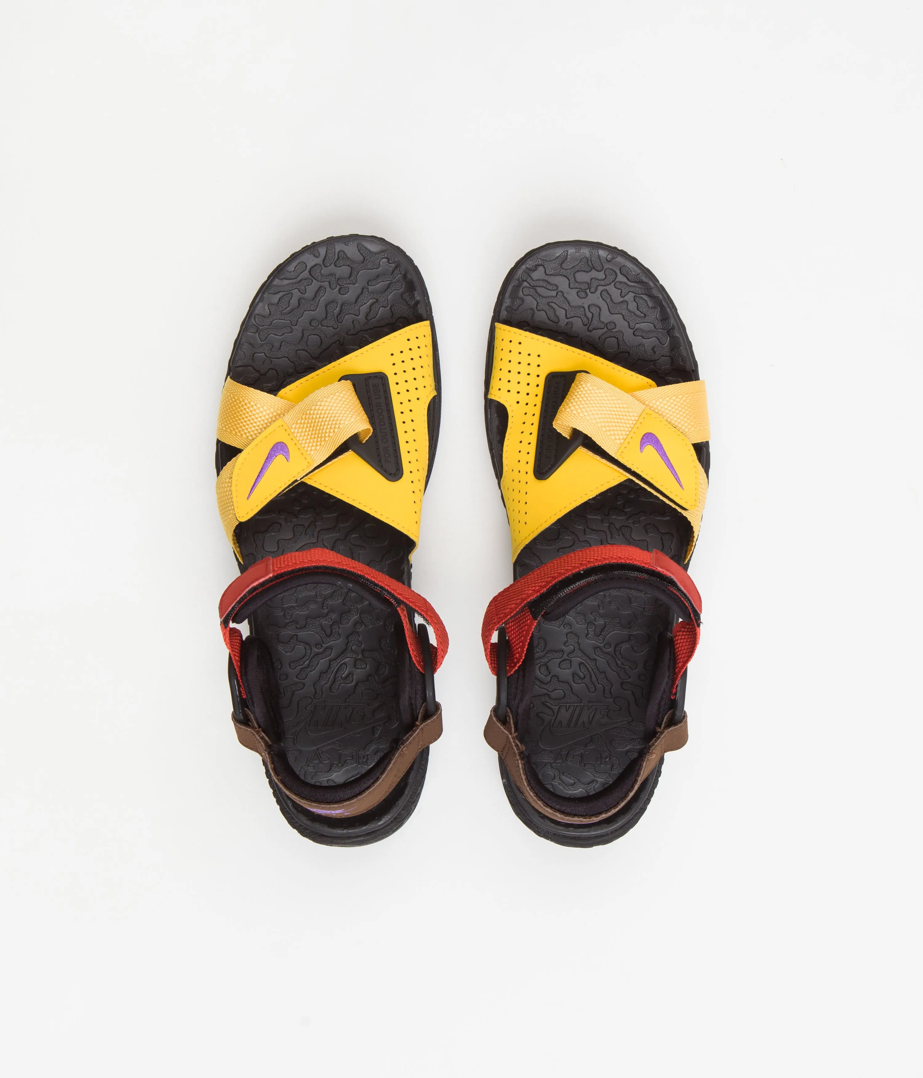 Nike ACG Air Deschutz+ Sandals - Solar Flare / Action Grape - Cinnabar