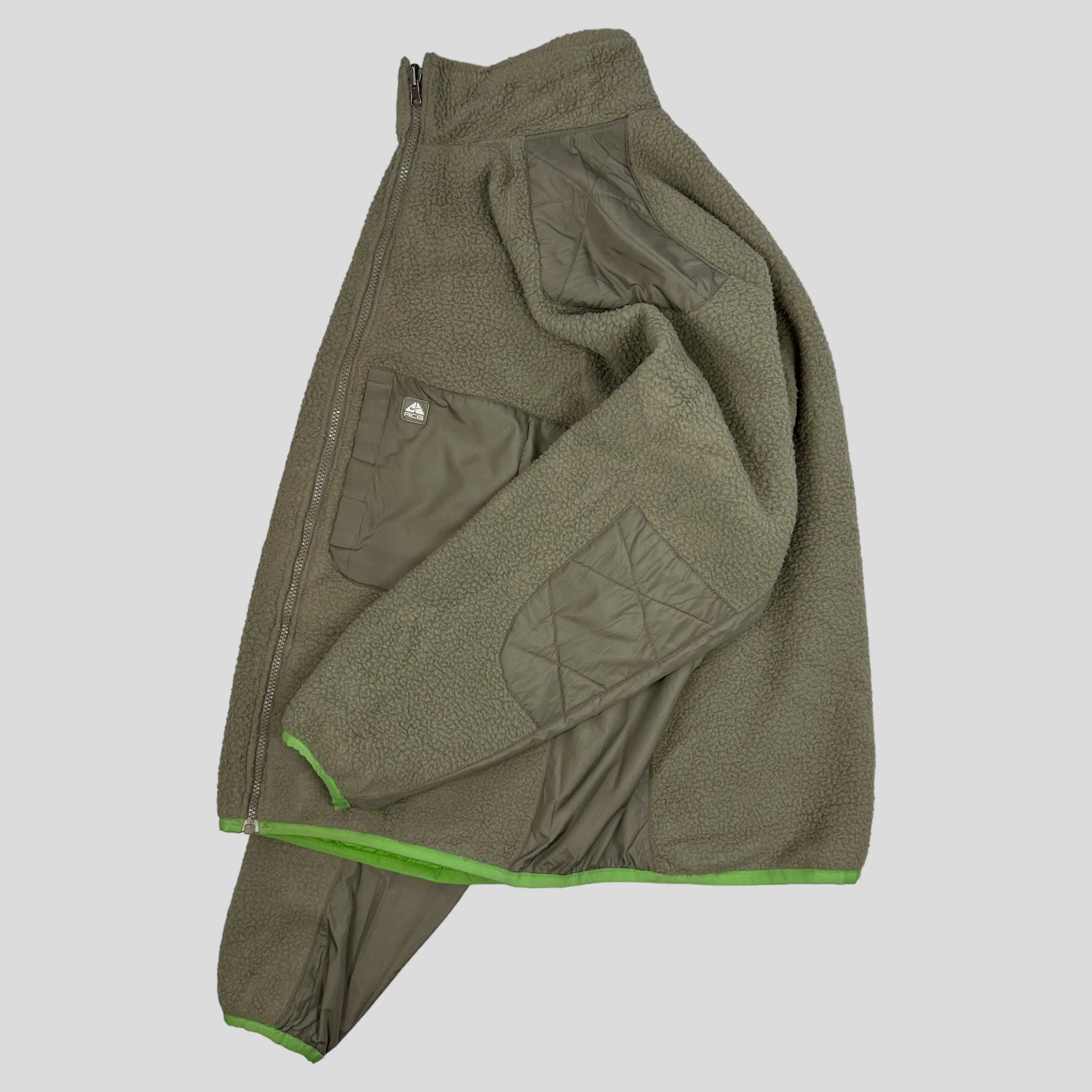 Nike ACG FW04 Reversible Nylon Panelled Fleece - L