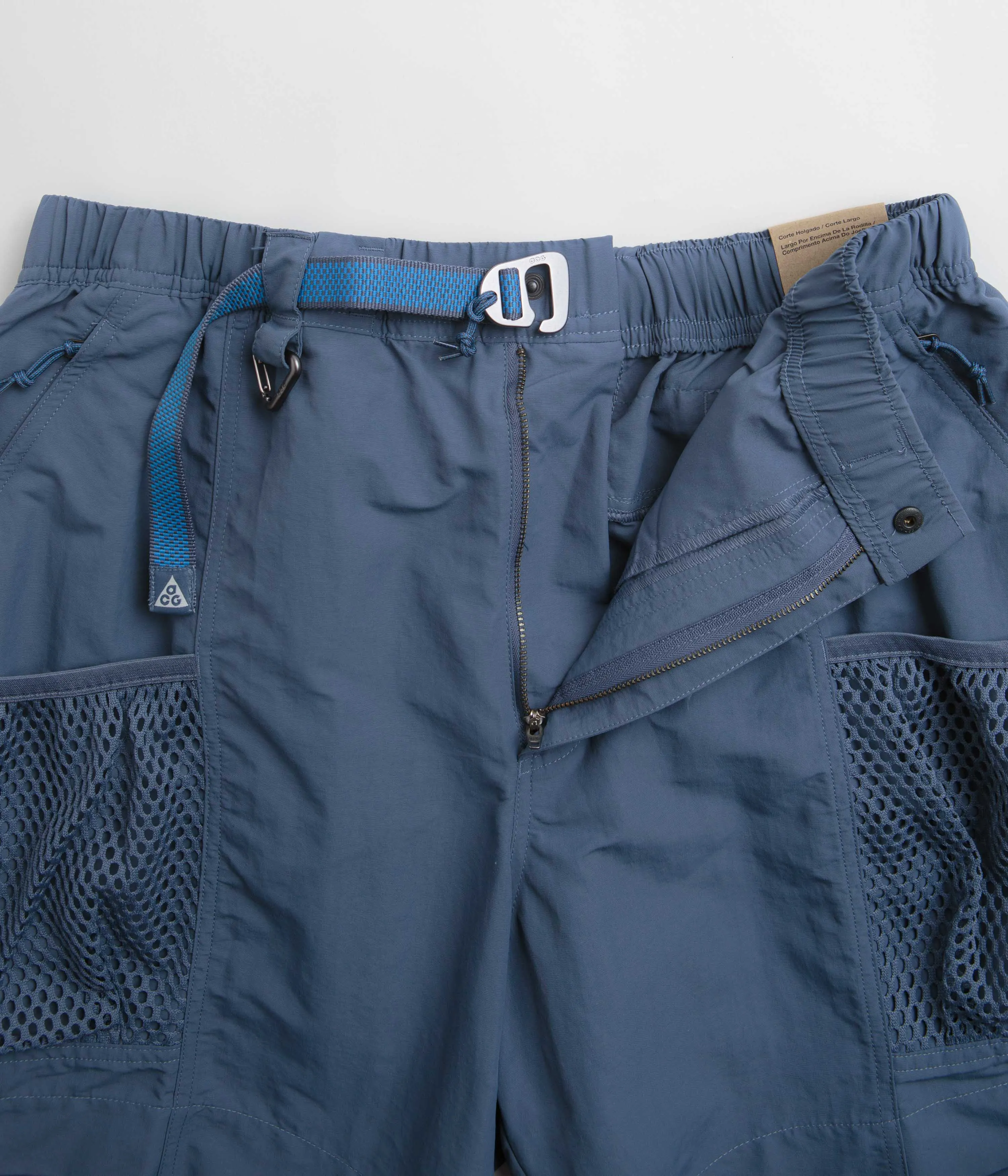 Nike ACG Snowgrass Cargo Shorts - Diffused Blue / Summit White