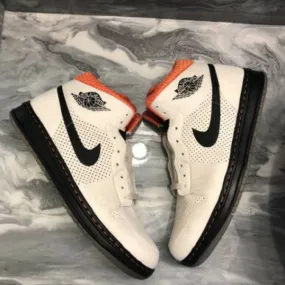 Nike Air Jordan 1 Alpha Black Orange White Blaze Men’s...