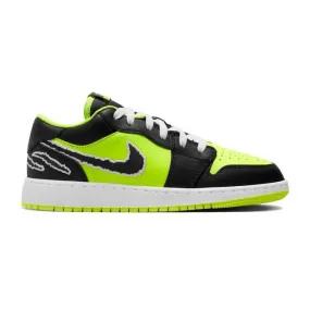 Nike Air Jordan 1 Low SE GS (Big Cat Energy/ Volt/ White...