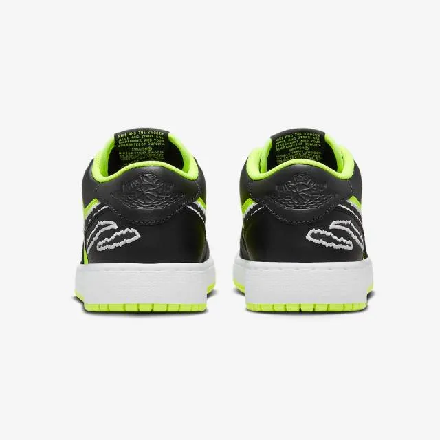 Nike Air Jordan 1 Low SE GS (Big Cat Energy/ Volt/ White...