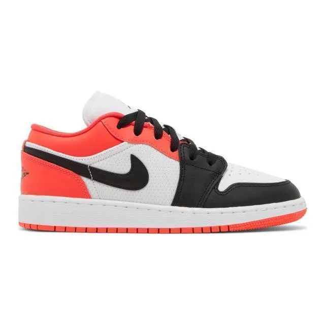 Nike Air Jordan 1 Low SE GS (Mismatched Infrared/ Infrar...