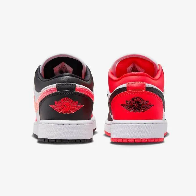 Nike Air Jordan 1 Low SE GS (Mismatched Infrared/ Infrar...