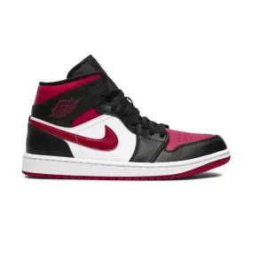 Nike Air Jordan 1 Mid (Noble Red/ Bred Toe/ Black/ White...