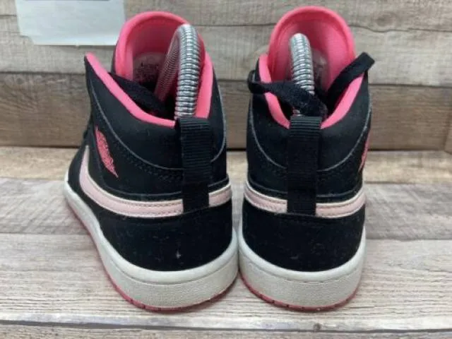 Nike Air Jordan 1 Mid Retro Black Pink 640737-066 Youth ...