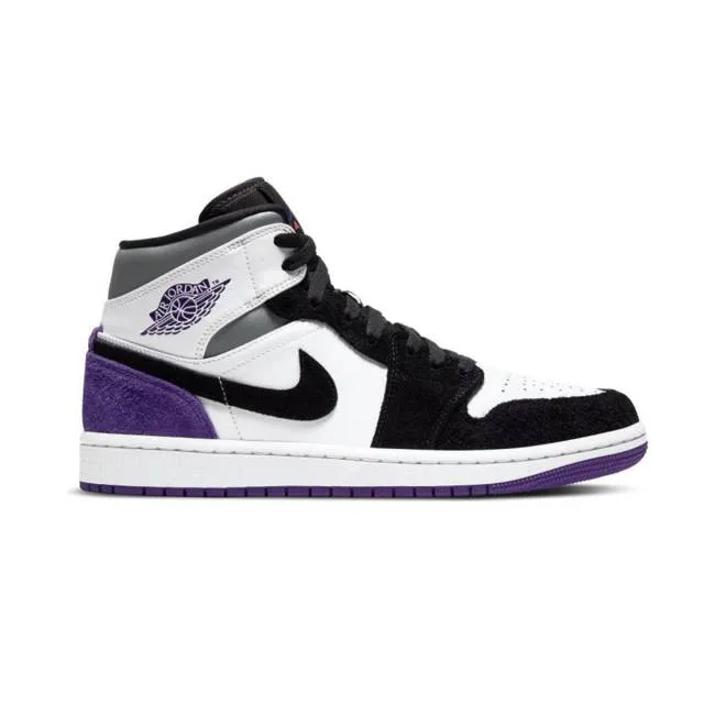 Nike Air Jordan 1 Mid SE (Varsity Purple/ White/ Black/ ...