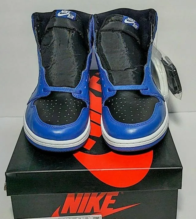 Nike Air Jordan 1 Retro High OG Dark Marina Blue 4-14 Bl...