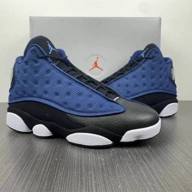 Nike Air Jordan 13 XIII Retro Brave Blue 4-14 Navy White...