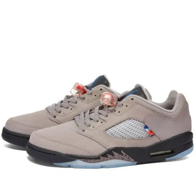 Nike Air Jordan 5 Retro Low PSG 8-14 Pumice Black Game R...