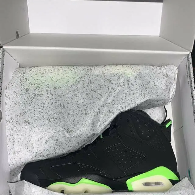 Nike Air Jordan 6 VI Retro Electric Green Size 11 Black ...