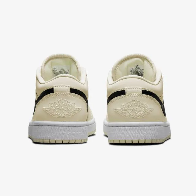 Nike Women's Air Jordan 1 Low (Coconut Milk/ Milk/Black/...