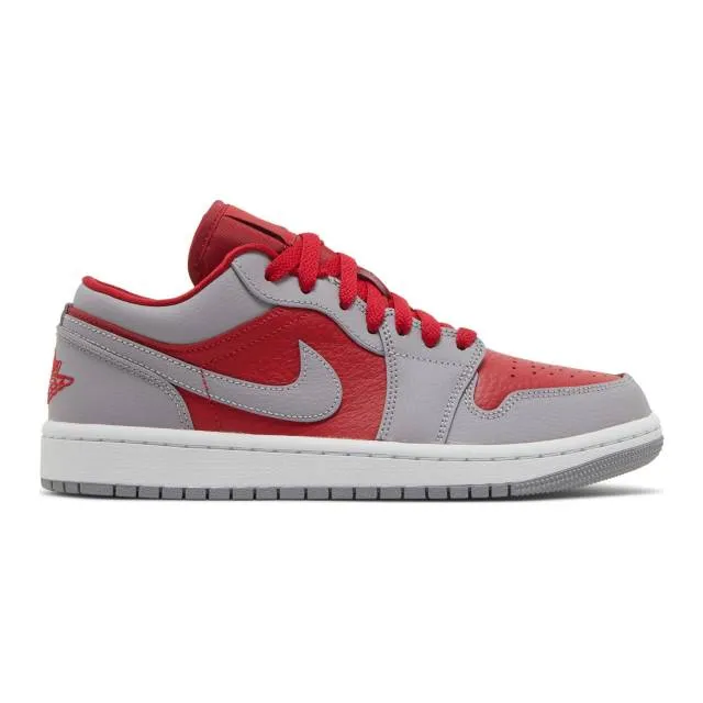 Nike Women's Air Jordan 1 Low SE (Split Gym Red Cement G...