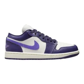 Nike Women's Air Jordan 1 Low (Sky J Purple/ Purple/ Sai...