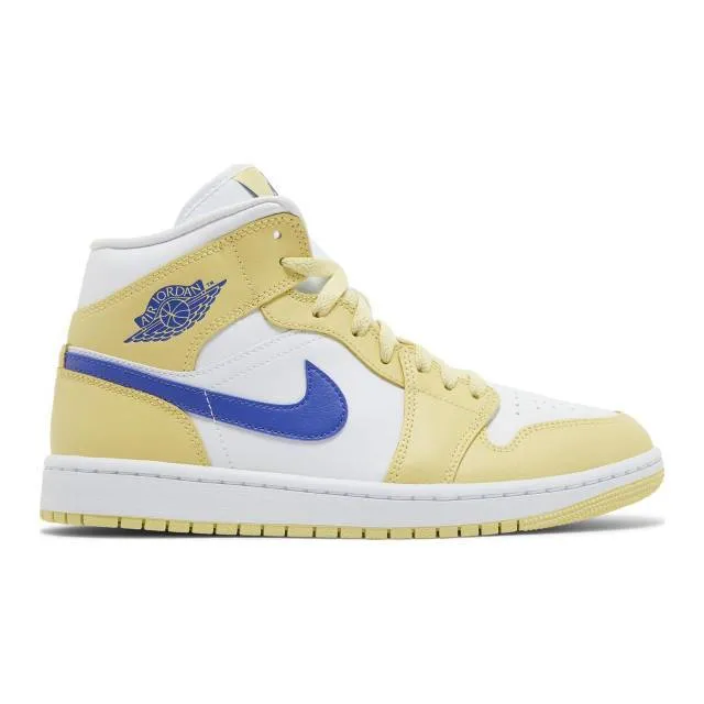 Nike Women's Air Jordan 1 Mid (Lemon Wash/ Yellow/ Lemon...