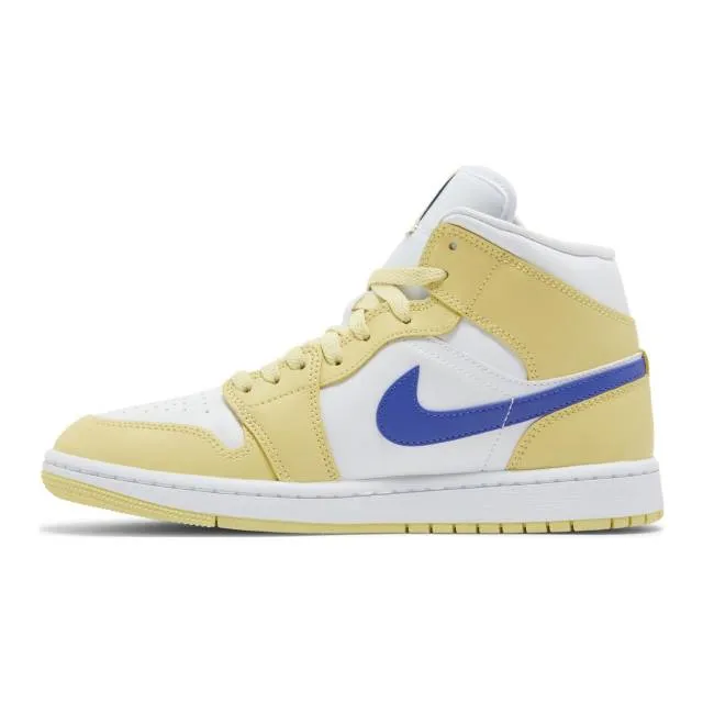 Nike Women's Air Jordan 1 Mid (Lemon Wash/ Yellow/ Lemon...