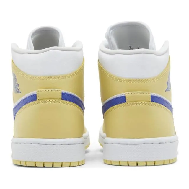 Nike Women's Air Jordan 1 Mid (Lemon Wash/ Yellow/ Lemon...