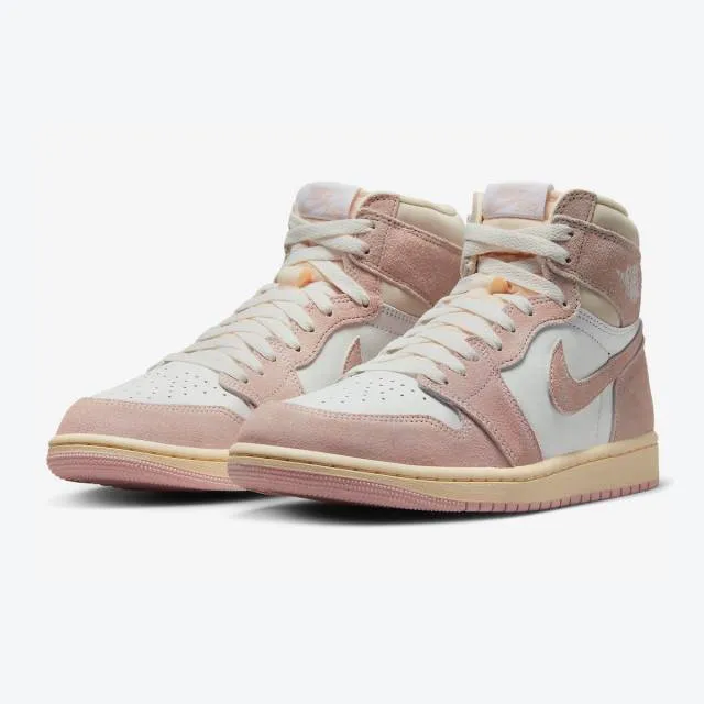 Nike Women's Air Jordan 1 Retro High OG (Washed Pink/ At...