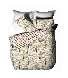 Nutcracker christmas duvet cover set multicoloured Furn