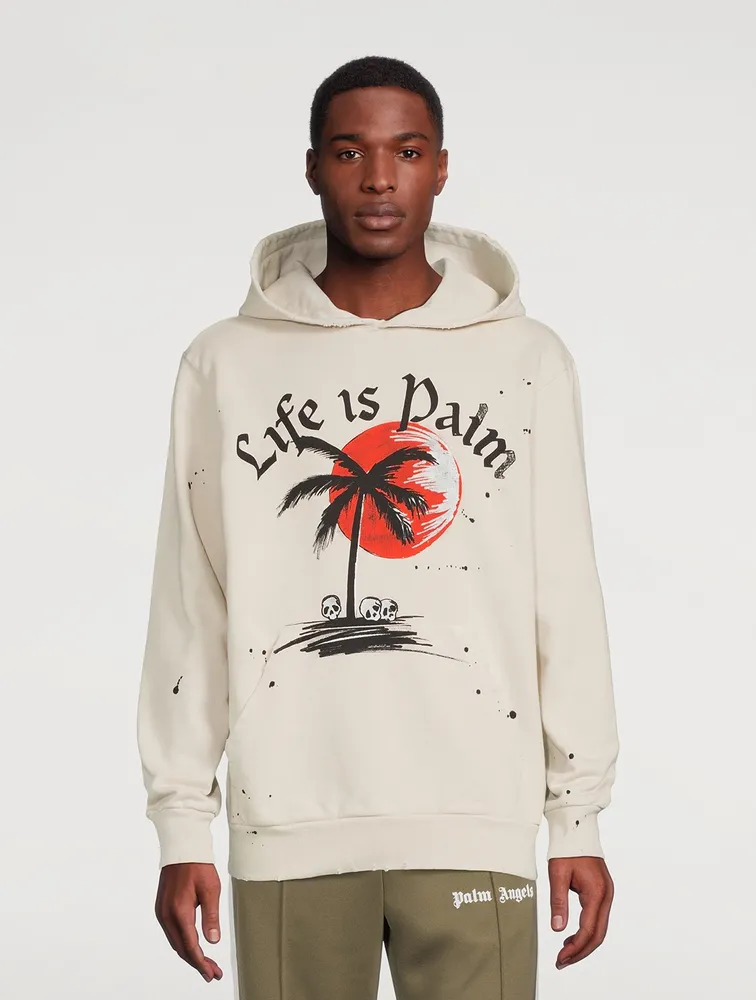 PALM ANGELS Go Sunset Cotton Hoodie