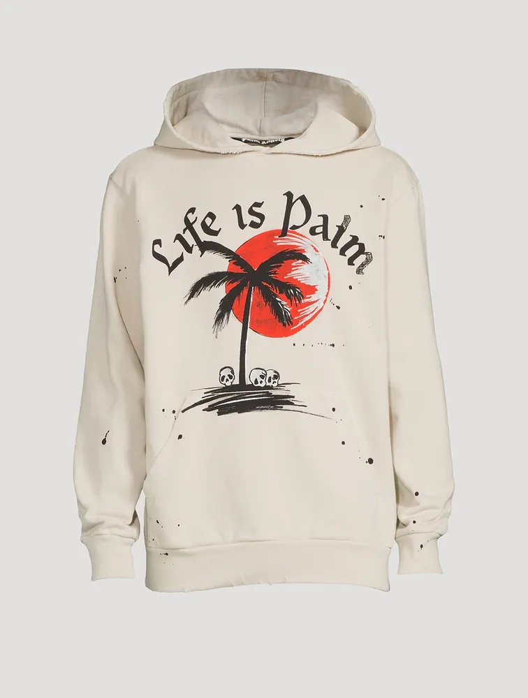 PALM ANGELS Go Sunset Cotton Hoodie