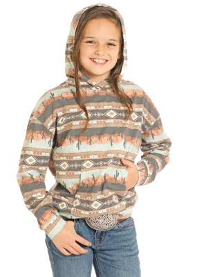 Panhandle Slim Girls Southwest Scenery Print Hoodie